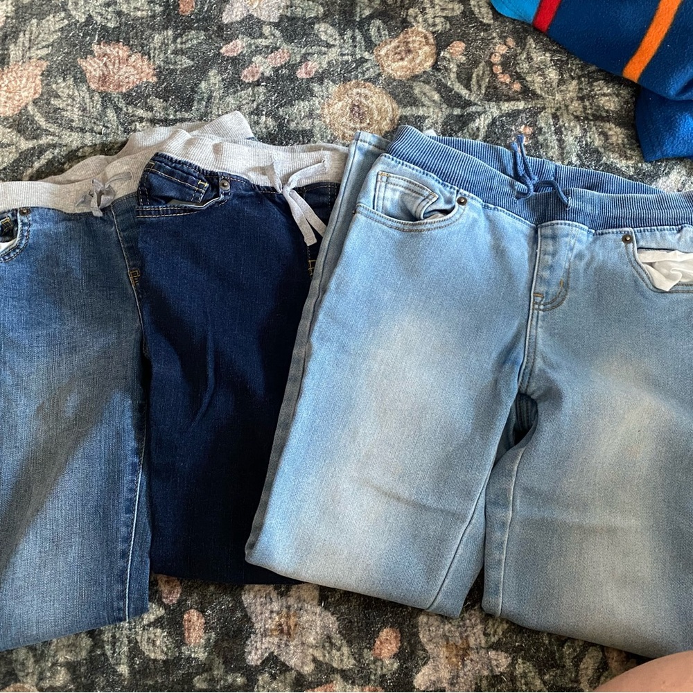 Stylish Girl’s Blue Jeans